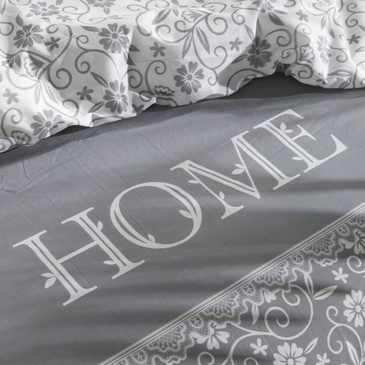 Parure de couette TODAY Capucine Gris 240 x 260 cm